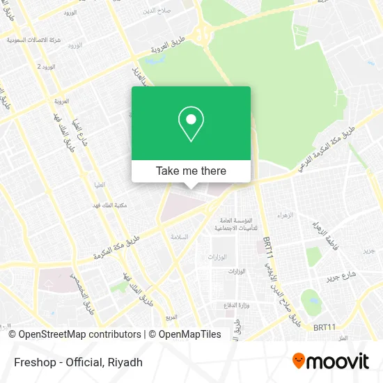 Freshop - Official map