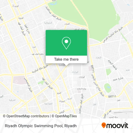 Riyadh Olympic Swimming Pool map