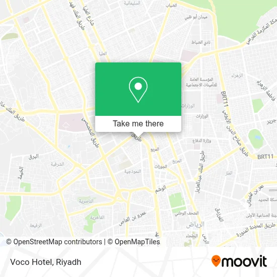 Voco Hotel map