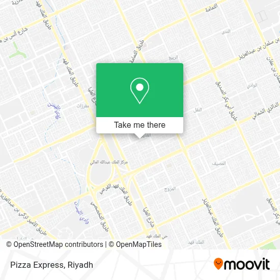 Pizza Express map