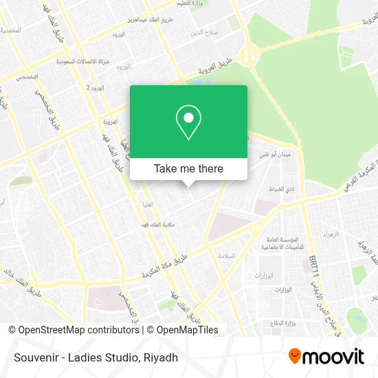 Souvenir - Ladies Studio map