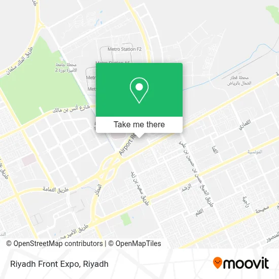 Riyadh Front Expo map