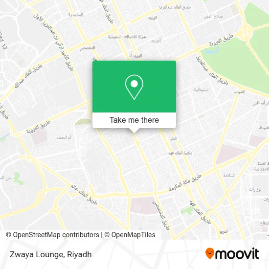 Zwaya Lounge map
