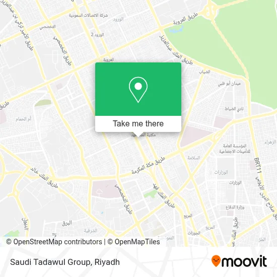 Saudi Tadawul Group map