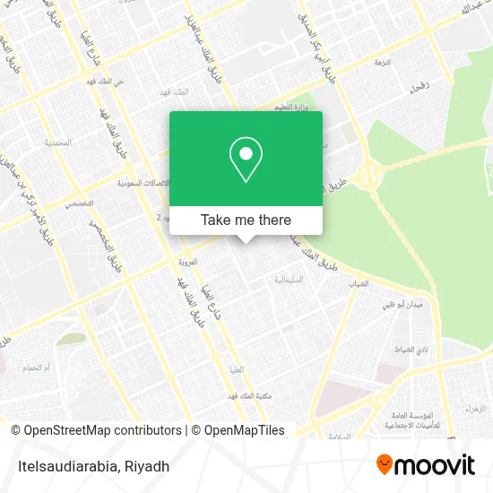 Itelsaudiarabia map