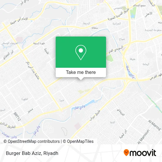 Burger Bab Aziz map