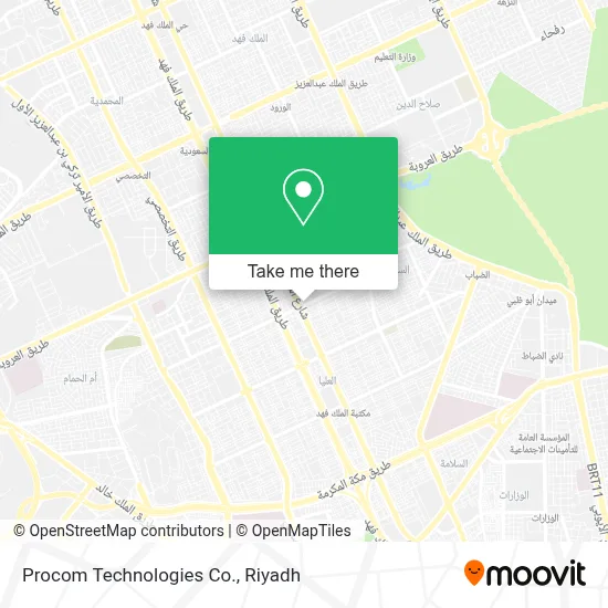 Procom Technologies Co. map
