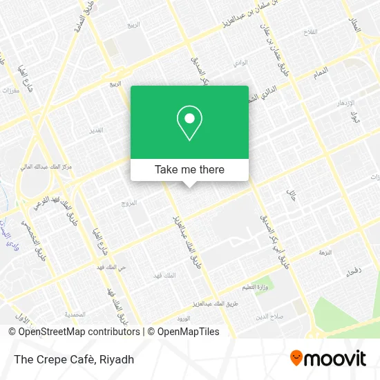 The Crepe Cafè map