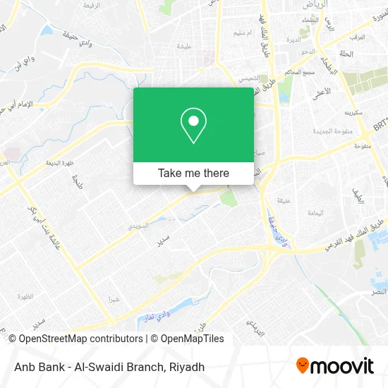 Anb Bank - Al-Swaidi Branch map