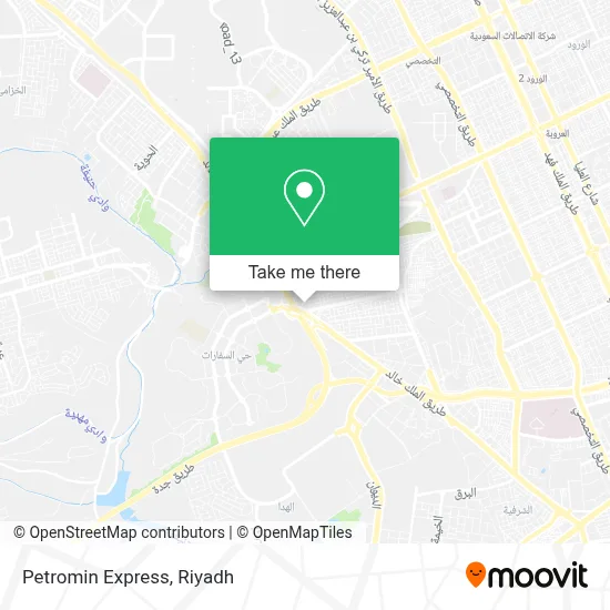 Petromin Express map