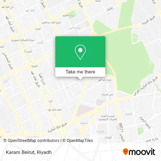 Karam Beirut map