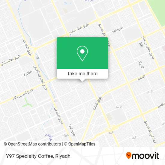 Y97 Specialty Coffee map