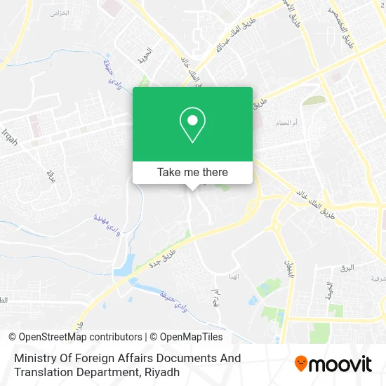 Ministry Of Foreign Affairs Documents And Translation Department map