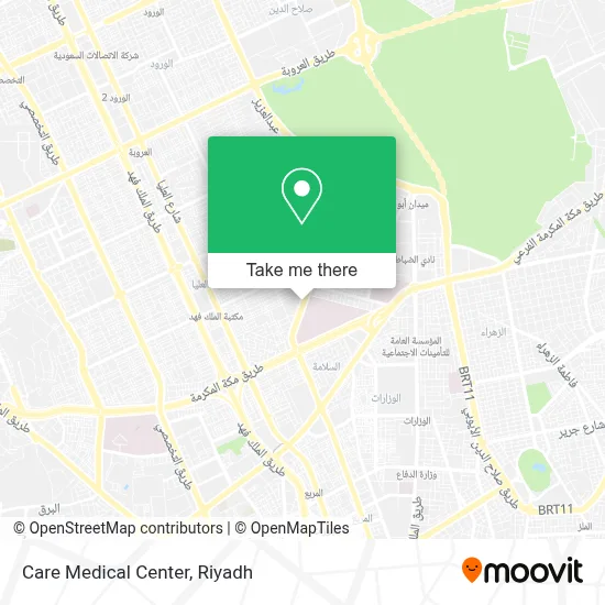 Care Medical Center map