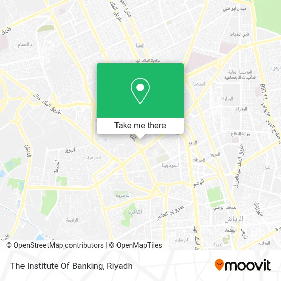 The Institute Of Banking map