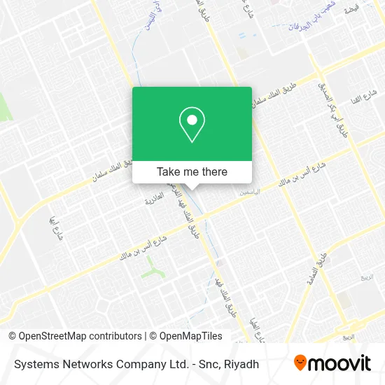 Systems Networks Company Ltd. - Snc map