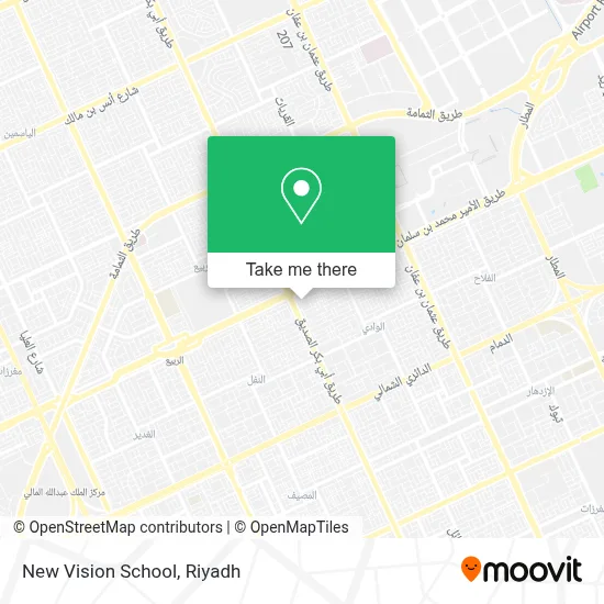 New Vision School map