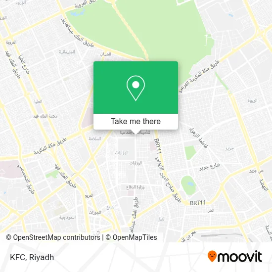 KFC map