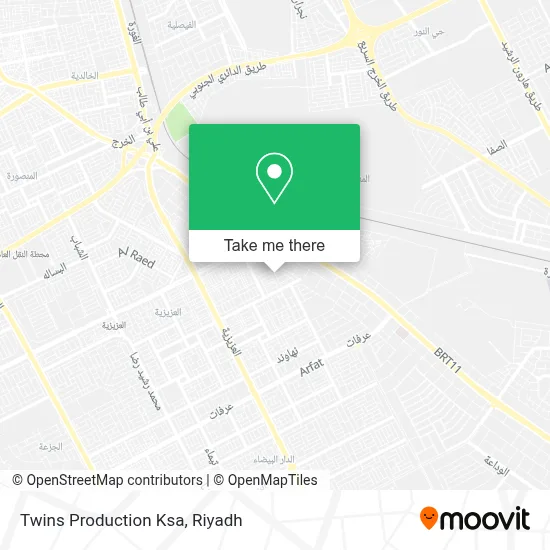 Twins Production Ksa map