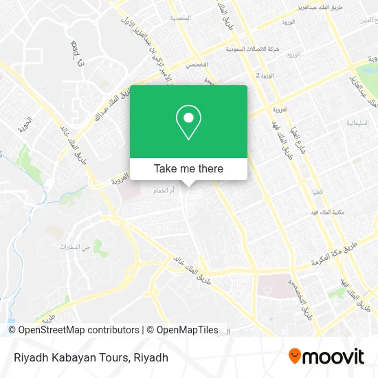 Riyadh Kabayan Tours map