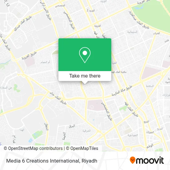 Media 6 Creations International map