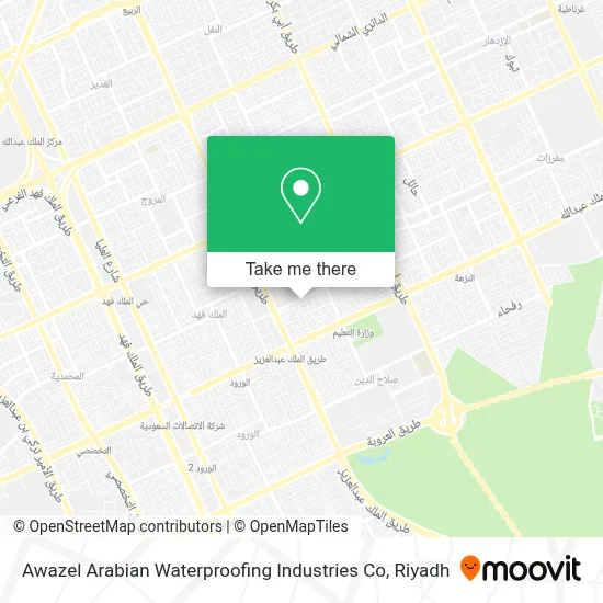 Awazel Arabian Waterproofing Industries Co map