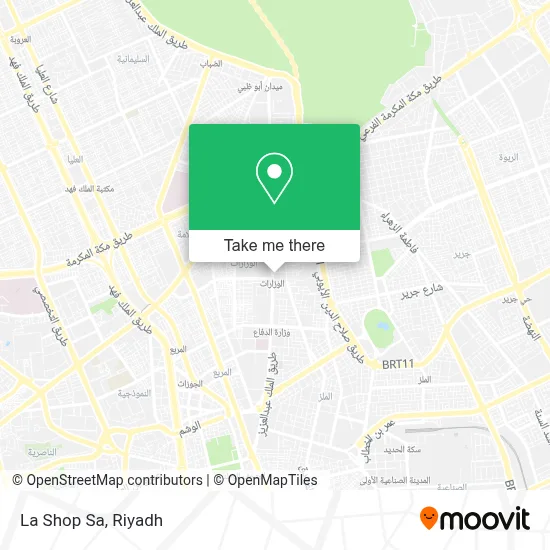 La Shop Sa map
