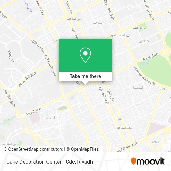 Cake Decoration Center - Cdc map