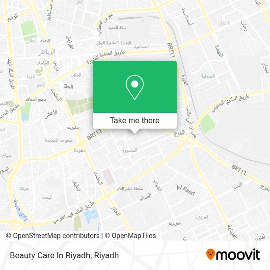 Beauty Care In Riyadh map