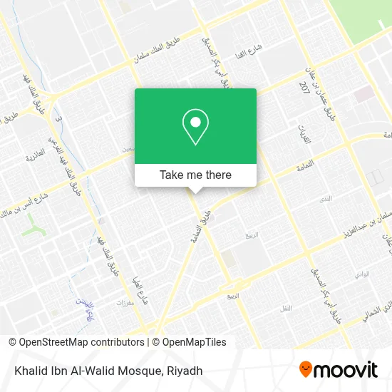 Khalid Ibn Al-Walid Mosque map