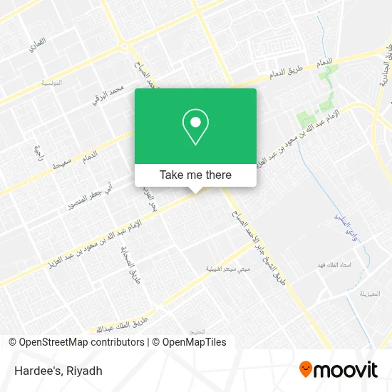 Hardee's map