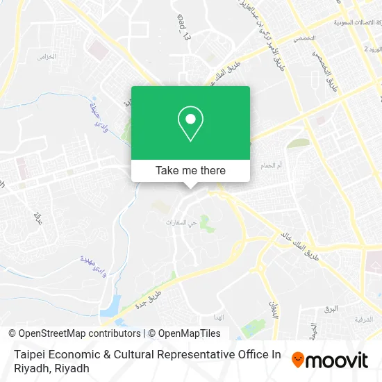 Taipei Economic & Cultural Representative Office In Riyadh map