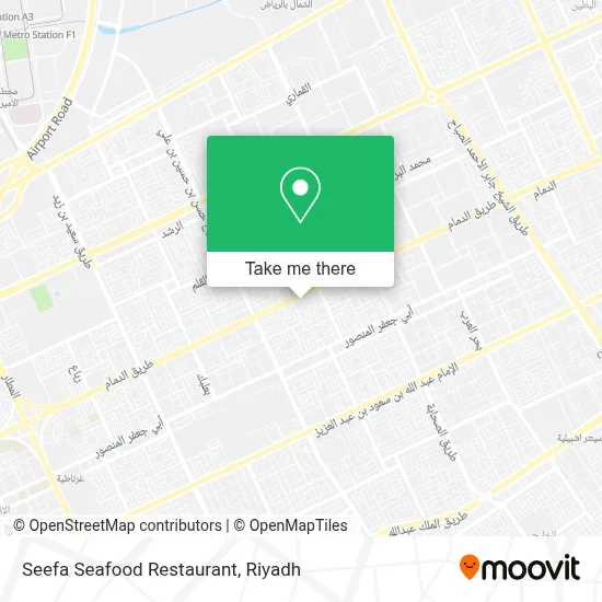 Seefa Seafood Restaurant map
