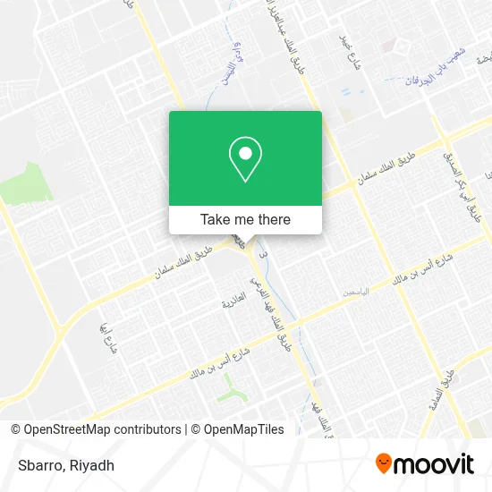 Sbarro map