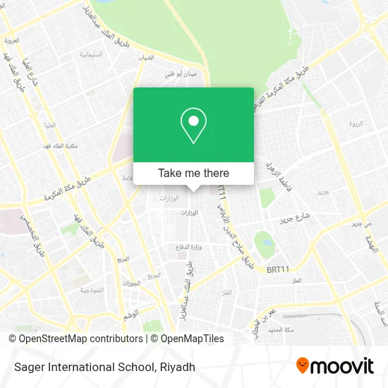 Sager International School map