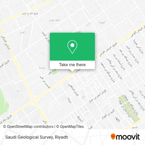 Saudi Geological Survey map