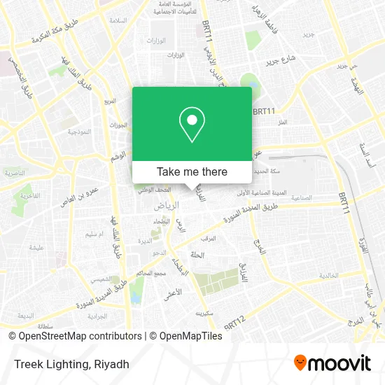 Treek Lighting map