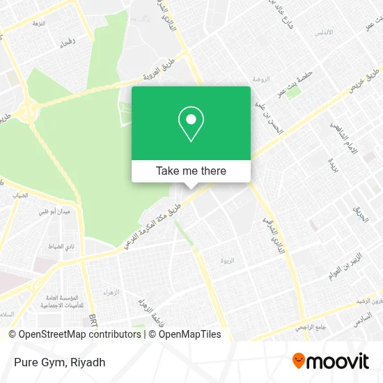 Pure Gym map