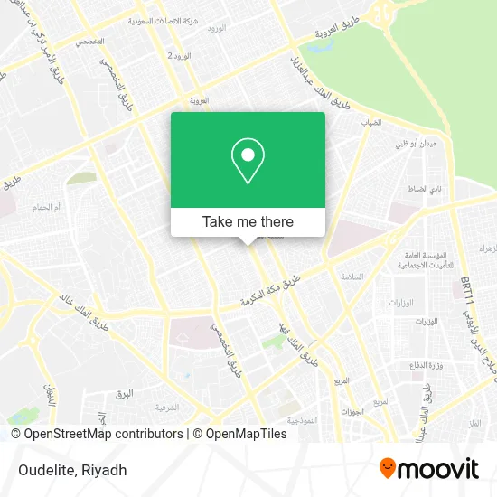 Oudelite map
