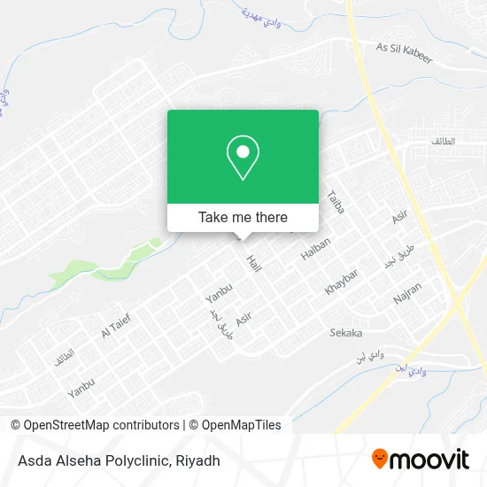 Asda Alseha Polyclinic map
