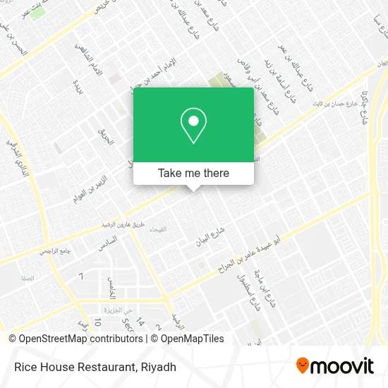 Rice House Restaurant map