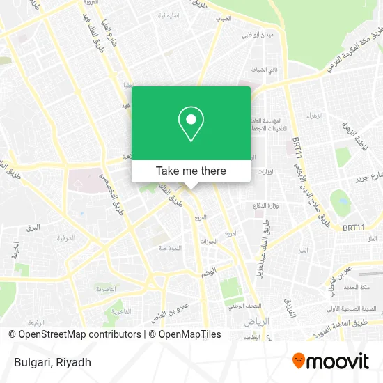 Bulgari map