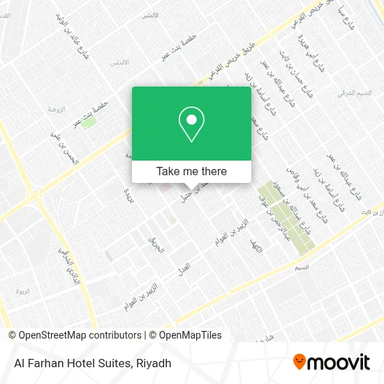 Al Farhan Hotel Suites map
