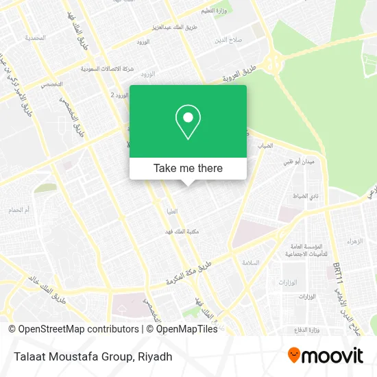 Talaat Moustafa Group map