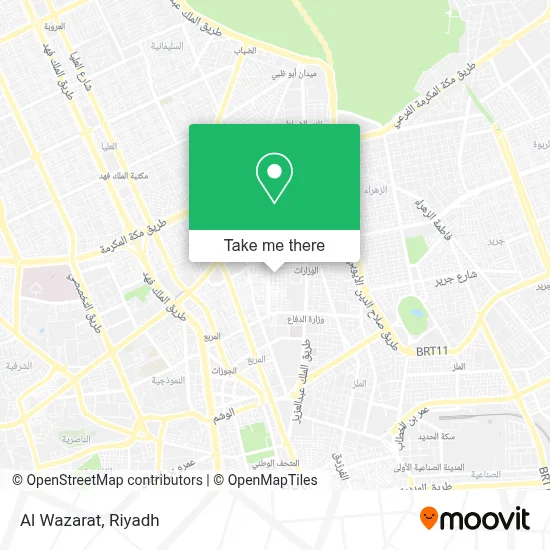 Al Wazarat map