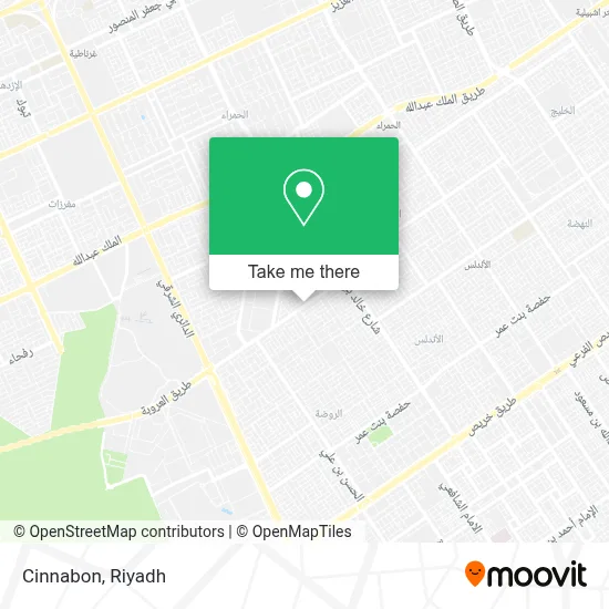 Cinnabon map
