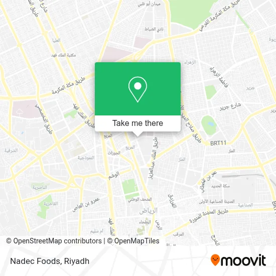 Nadec Foods map