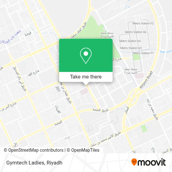 Gymtech Ladies map