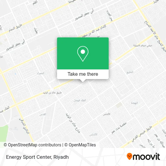 Energy Sport Center map