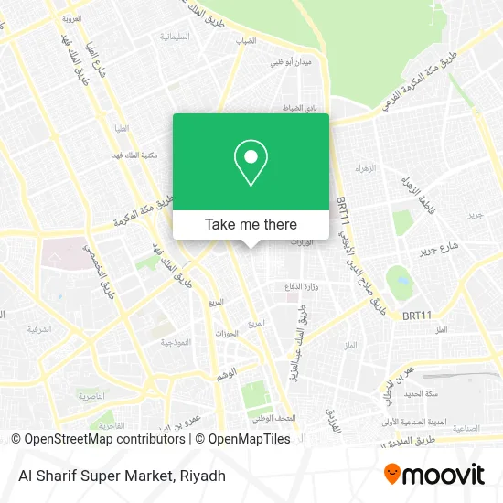 Al Sharif Super Market map